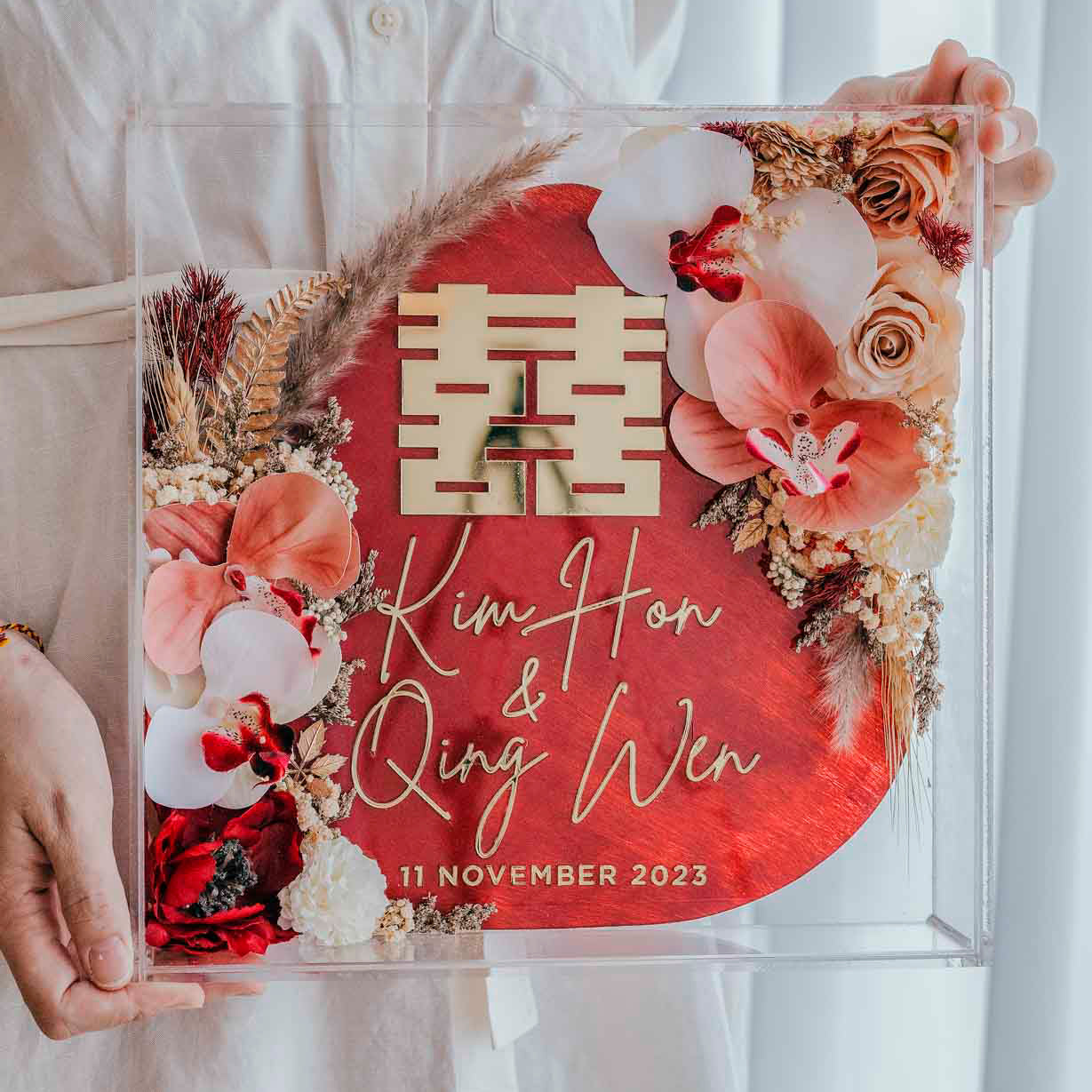 Oriental Charm Acrylic Art Frame