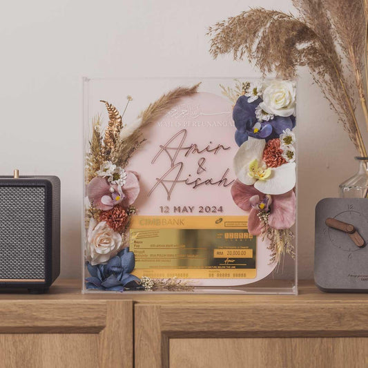 MAS KAHWIN | acrylics box with acrylics cek