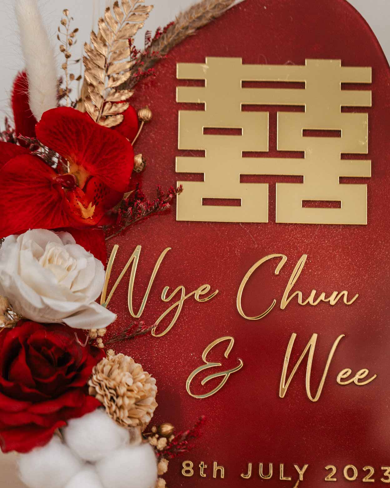 Oriental Charm Acrylic Art Deco