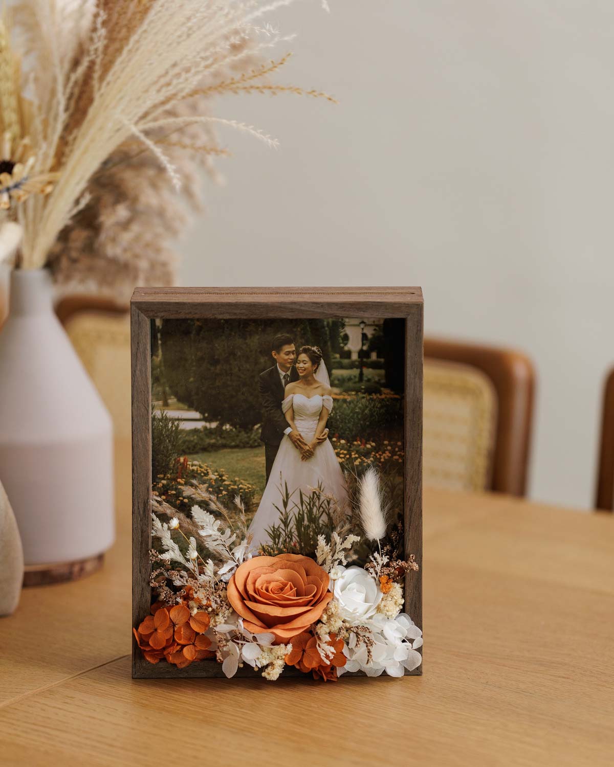 Wooden photo frame