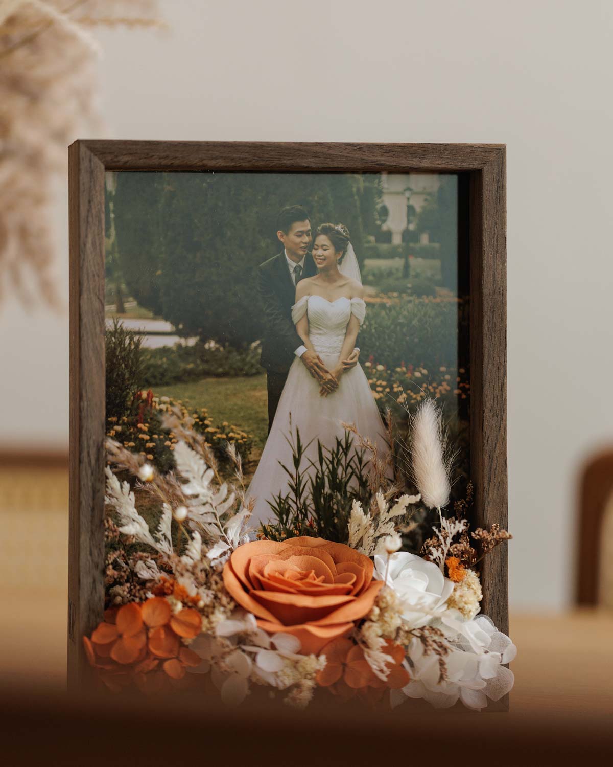 Wooden photo frame