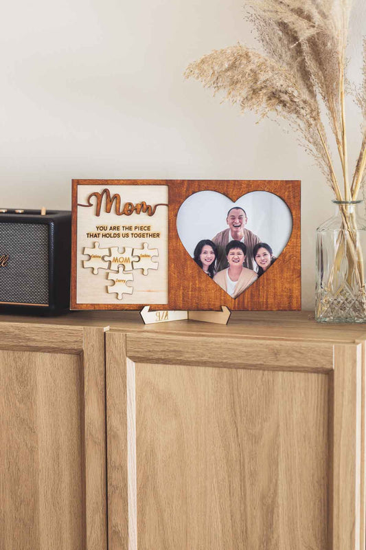 Radiant Love Wooden Engraving