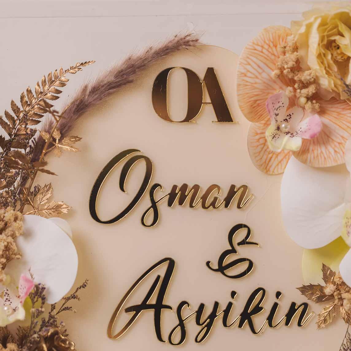 MAS KAHWIN | Acrylics box with wedding ring holder