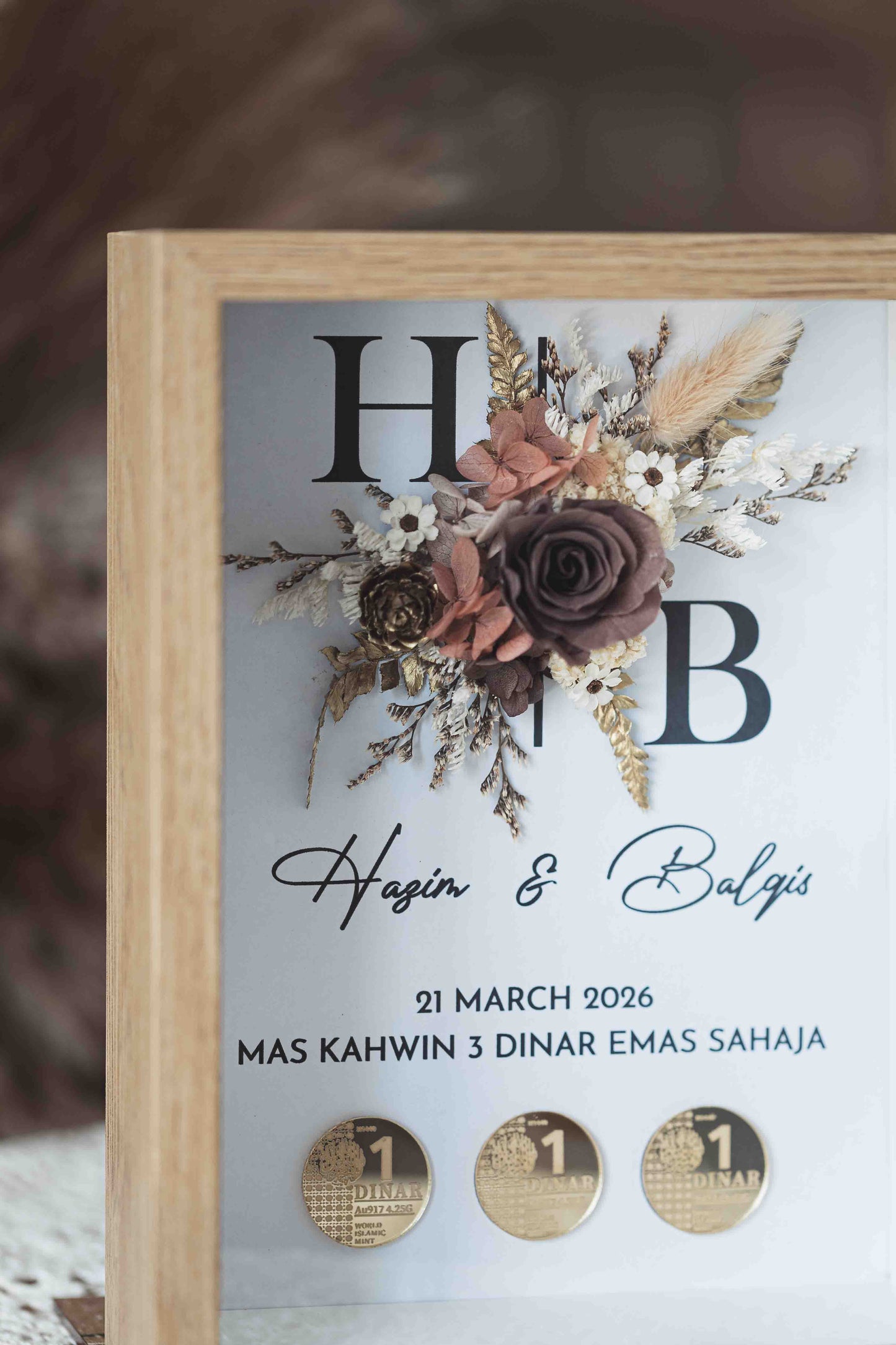 Seri Anggun Mewah Dinar Photo Frame