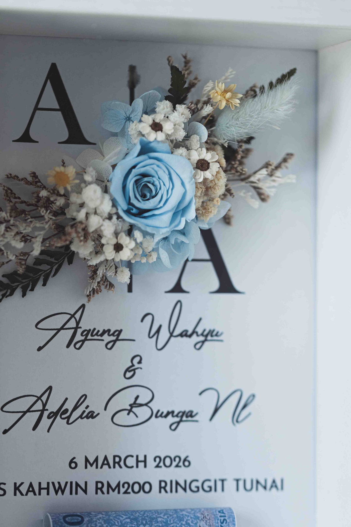 Seri Eksklusif Kayu wood photo frame noted