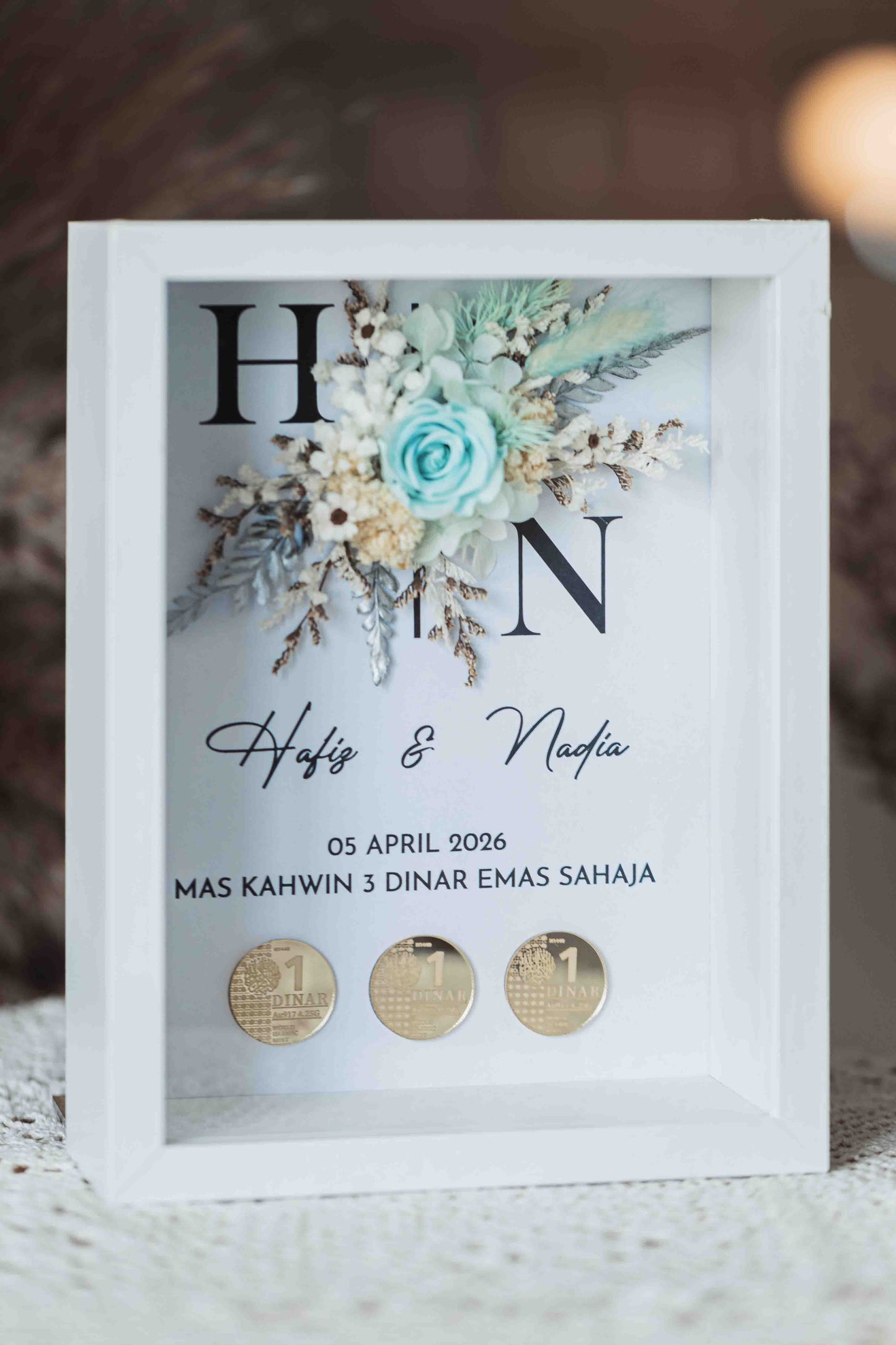 Seri Anggun Mewah Dinar Photo Frame