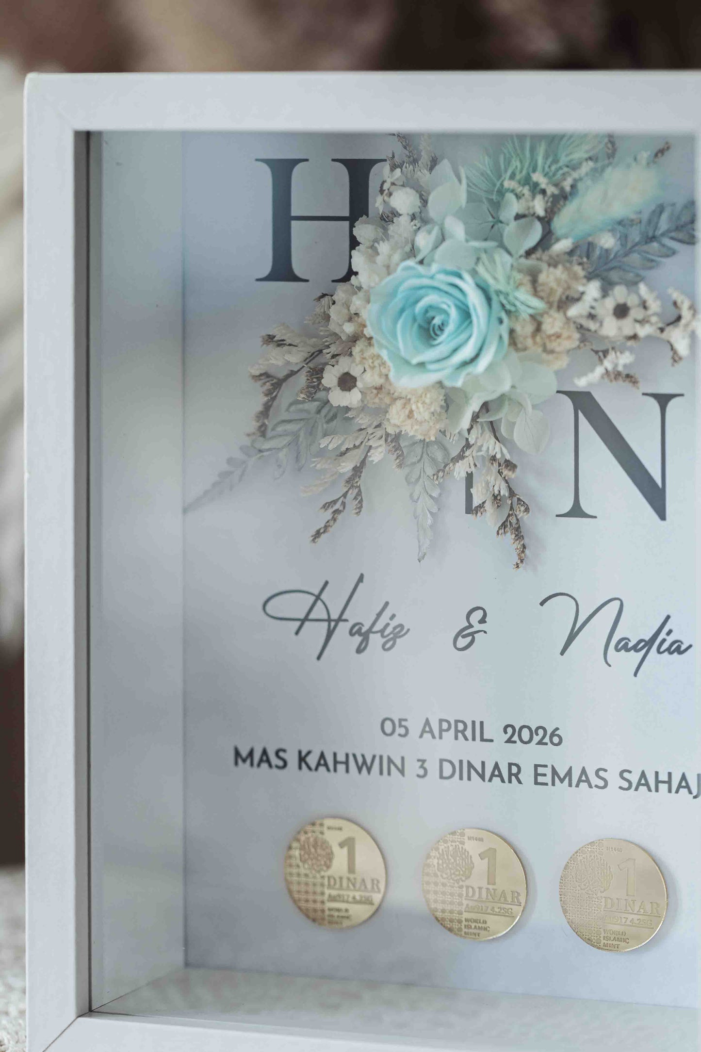 Seri Anggun Mewah Dinar Photo Frame