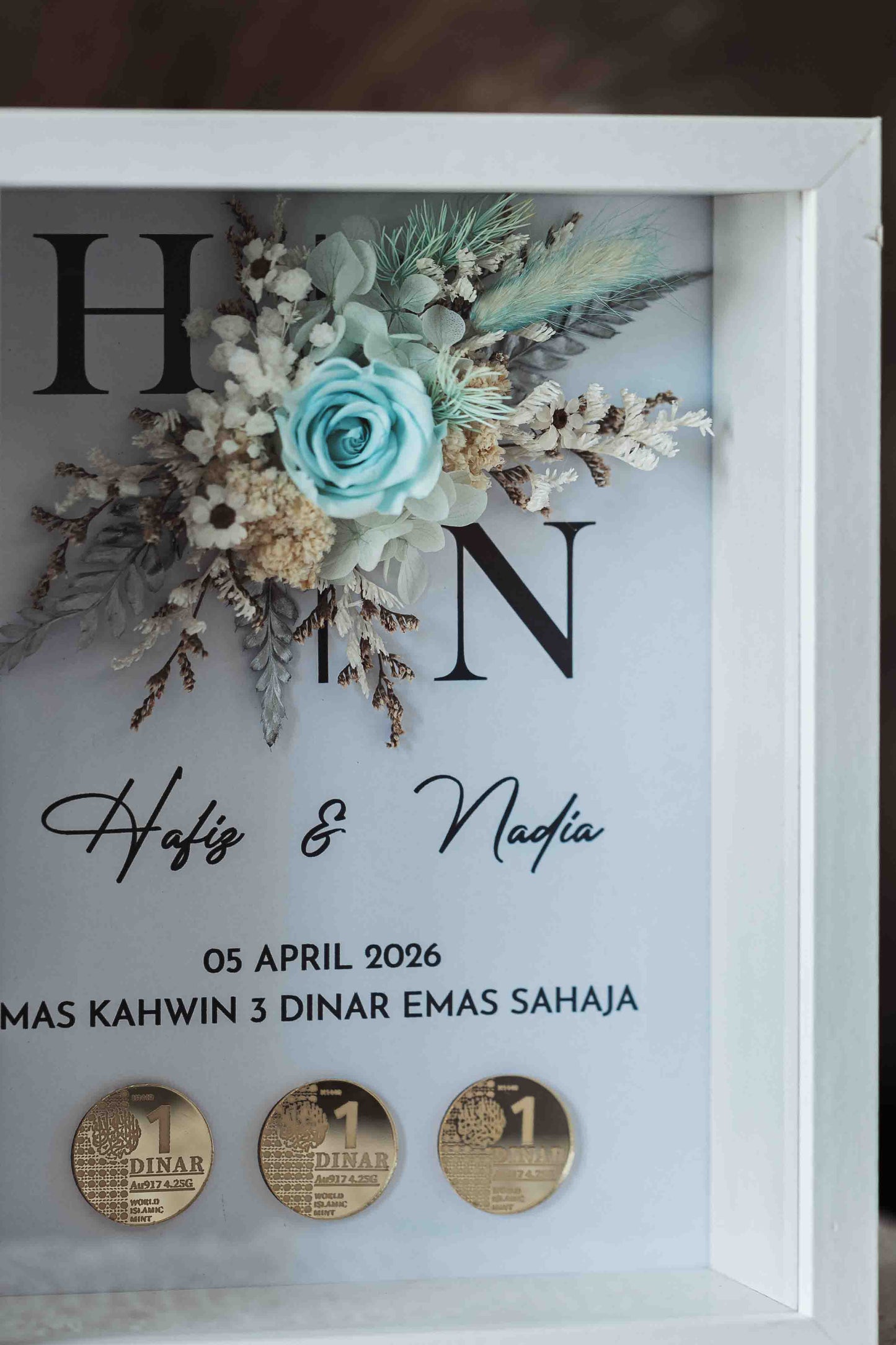 Seri Anggun Mewah Dinar Photo Frame
