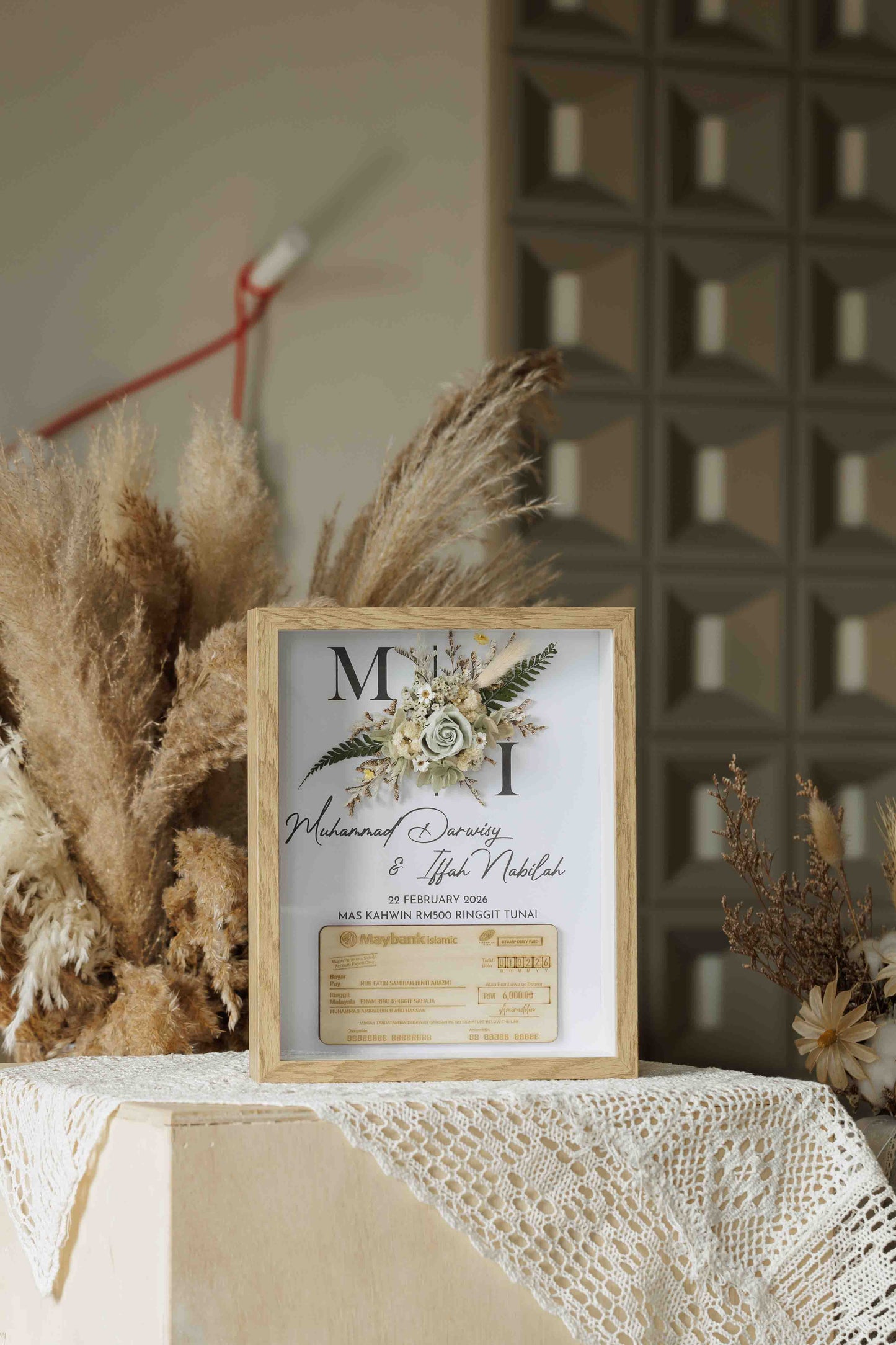 Seri Warisan Abadi mockup cek