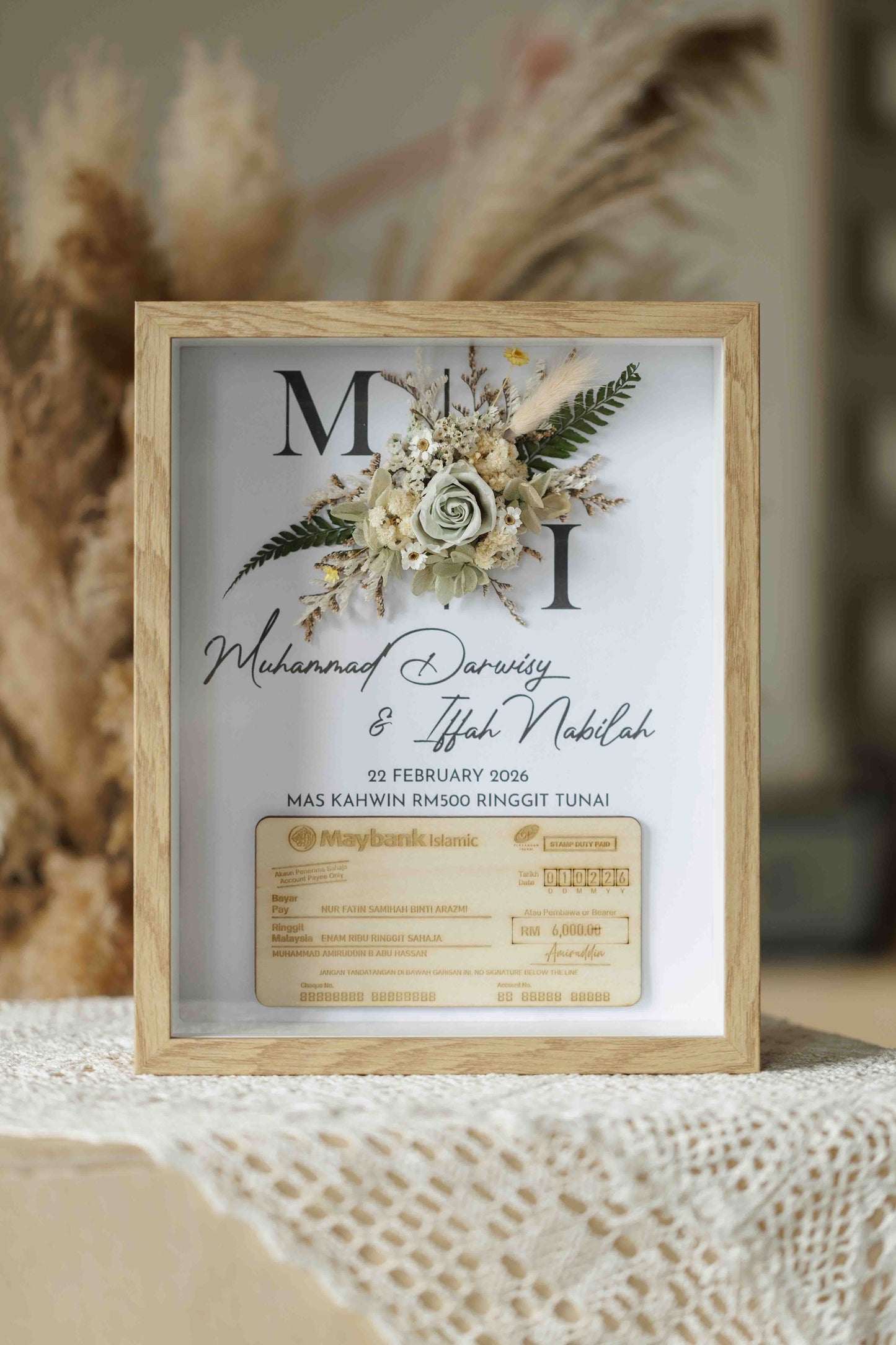 Seri Warisan Abadi mockup cek