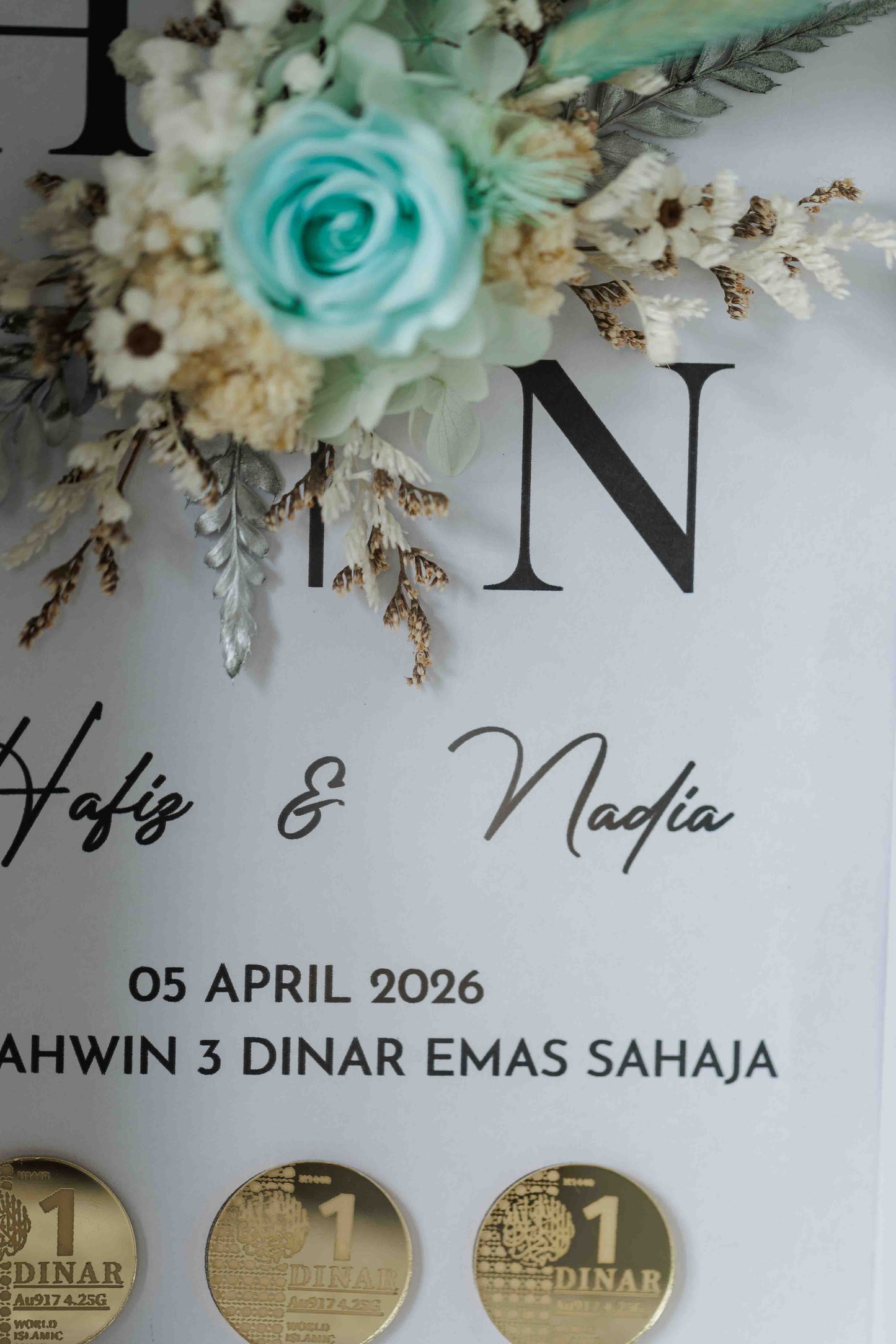 Seri Anggun Mewah Dinar Photo Frame